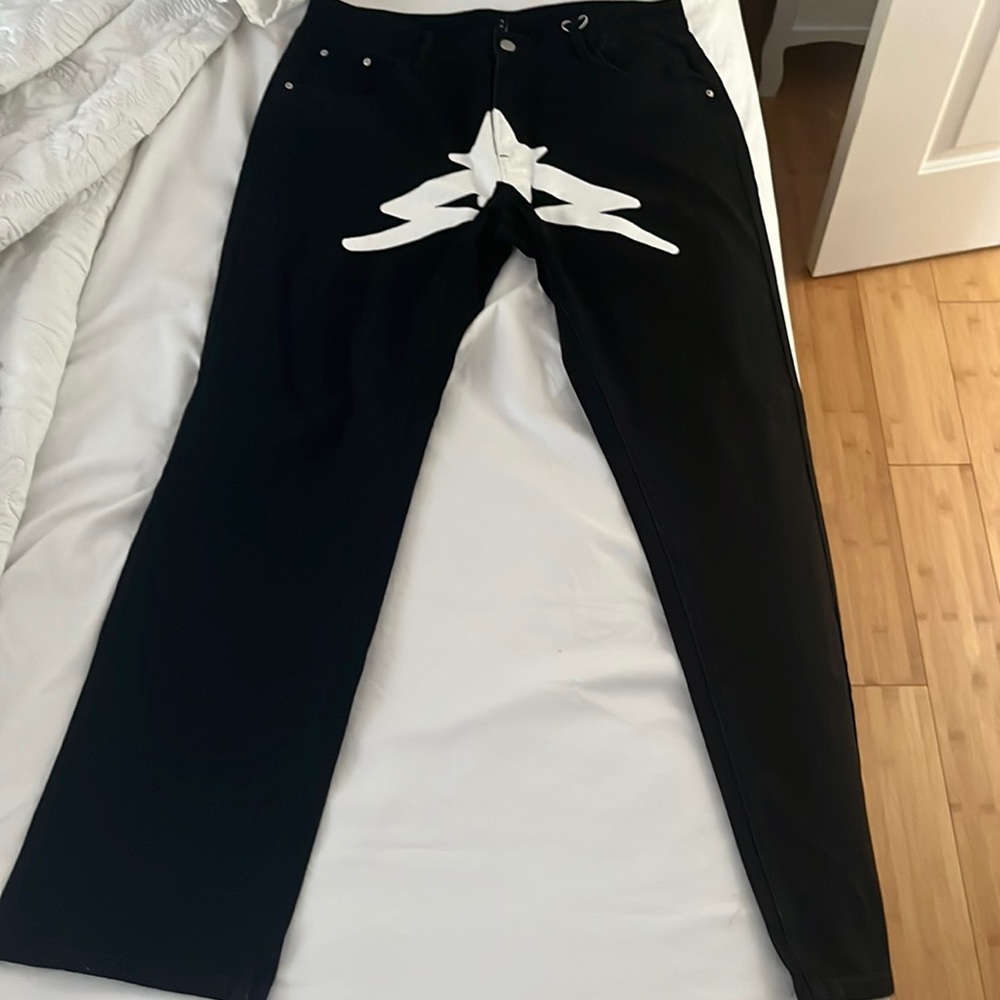 black star y2k jeans